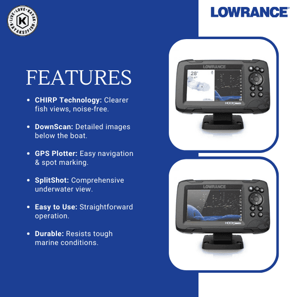 BRAND NEW Lowrance HOOK Reveal 5X Fish Finder - 5X Nepal