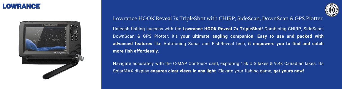 Lowrance HOOK Reveal 7x TripleShot Fishfinder