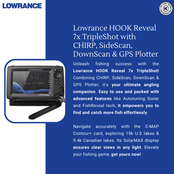 Review of Lowrance Hook 2 7x Sonar w GPS, Sidescan, and Chirp 