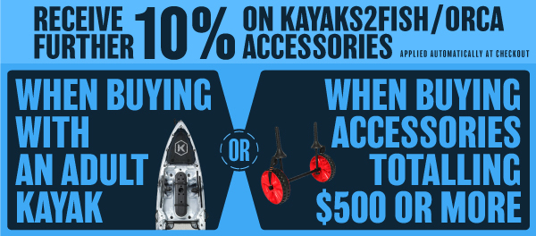 Buy Kayaks Accessories  Paddles, Seats & Trolleys - Kayaks2Fish