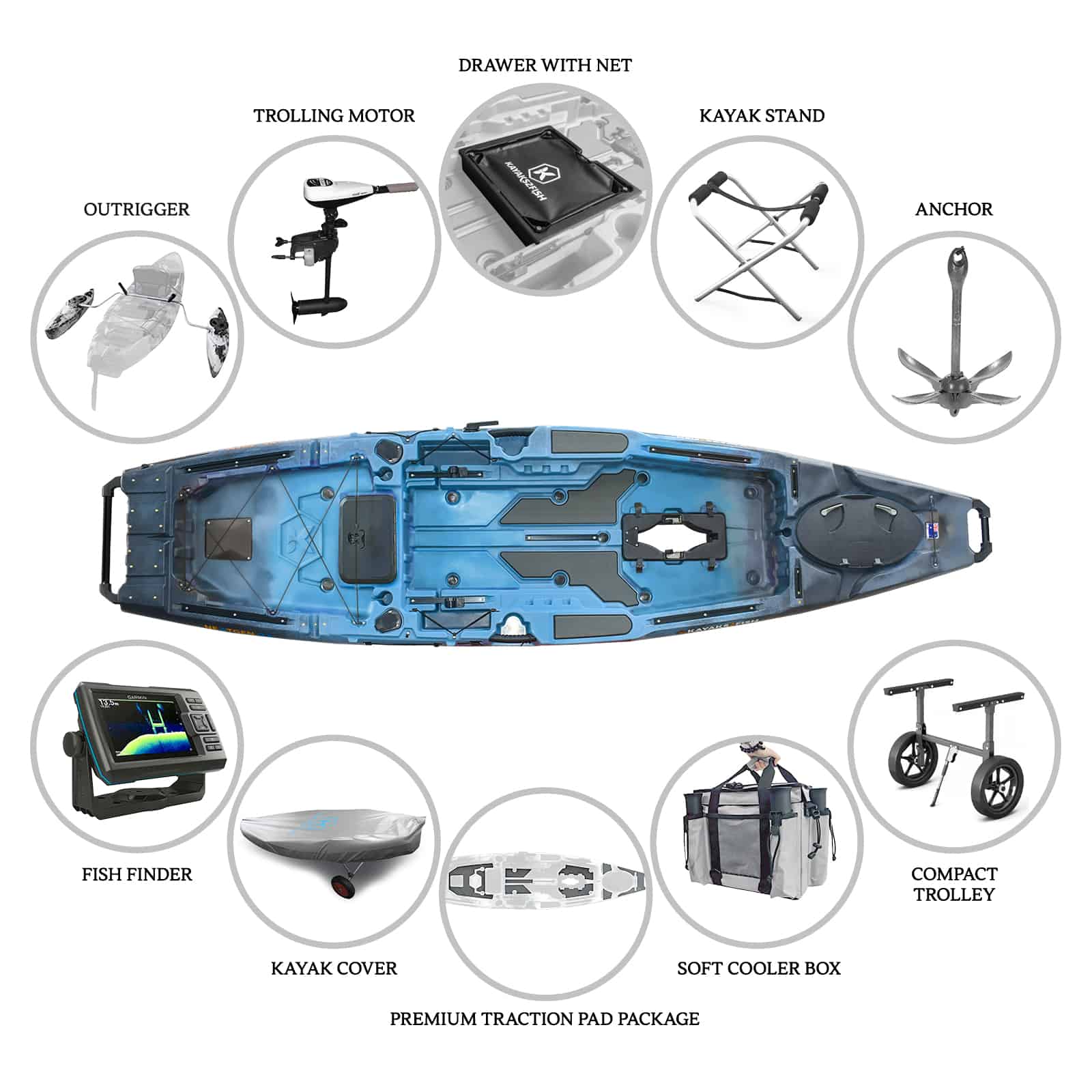 NG-11.5-STEELBLUE-MAX optional extras