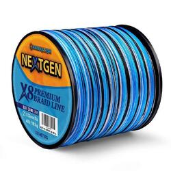 NextGen X8 Premium Braided Line Blue Camo 18.1KG