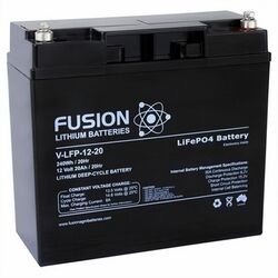 Fusion Lithium Battery 12V 20AH Deep Cycle