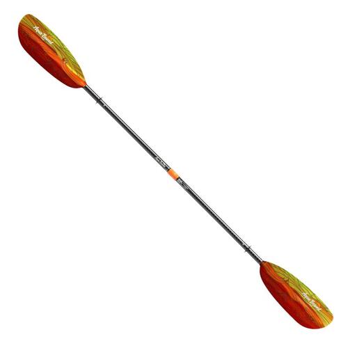 Aqua Bound Tango Fiberglass 4pc Straight Shaft Kayak Paddle Fuego