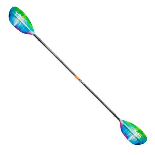 Aqua Bound Whiskey Fiberglass 2pc Straight Shaft Kayak Paddle Northern Lights 