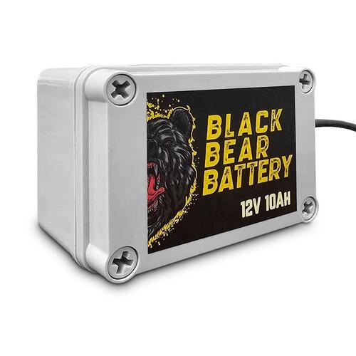 Black Bear Battery 10AH Battery with 3A Charger