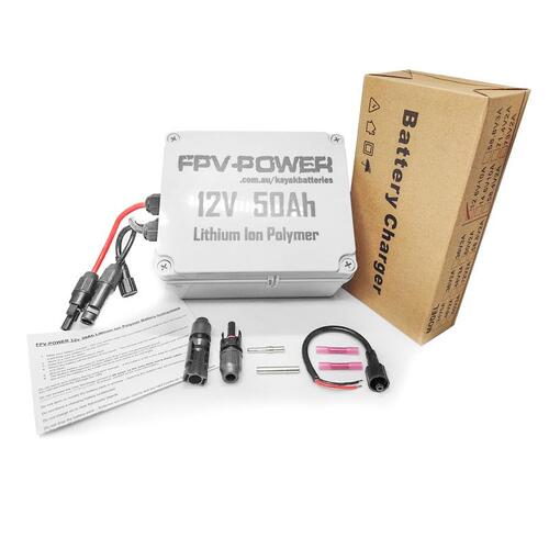 FPV-Power Kayak Battery Combo 12V 50AH