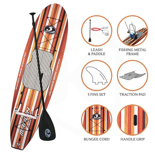 CBC Stock 10' Fishing SUP - Brown