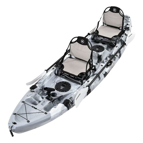 Eagle Pro Double Fishing Kayak Package - Grey Camo [Newcastle]