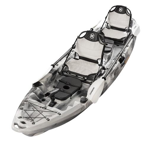 Merlin Pro Double Fishing Kayak Package - Grey Camo [Brisbane-Darra]