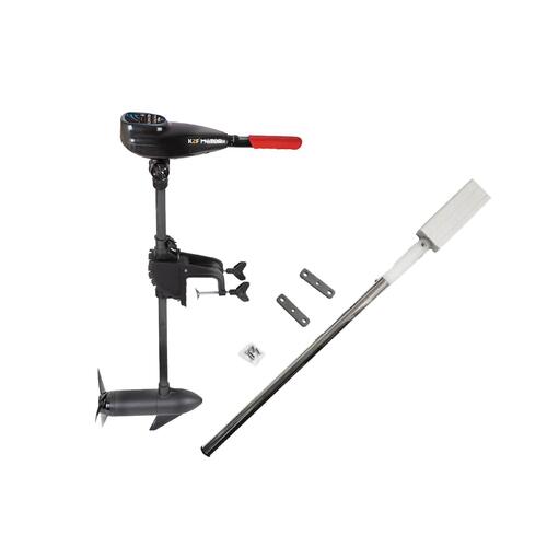 K2F Kayak Trolling Motor 32lb Thrust Electric Trolling Motor and Mounting Kit