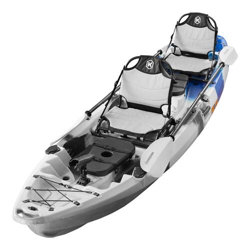 Merlin Pro Double Fishing Kayak Package - Blue Camo [Melbourne]