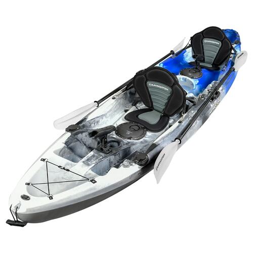 Eagle Double Fishing Kayak Package - Blue Camo [Newcastle]