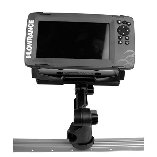 YakAttack Rectangular Fish Finder Mount with Track Mounted LockNLoad™ Mounting System